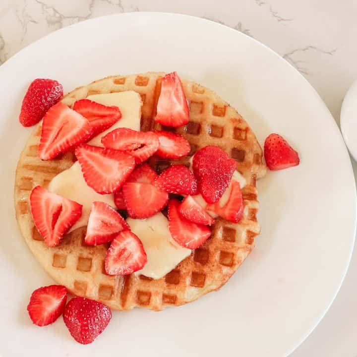 classic sourdough waffles or pancakes